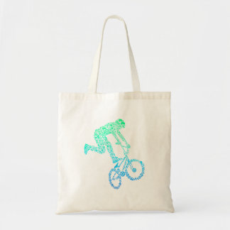 Bmx Rider Bike Bicycle Stunt Racing Kids Boys Tote Bag
