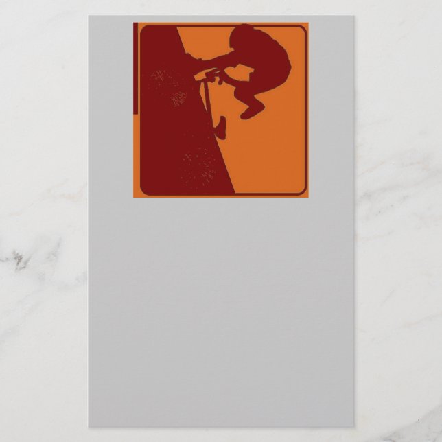 BMX Rider Pop Art Stationery (Front)