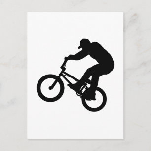 BMX Rider Postcard