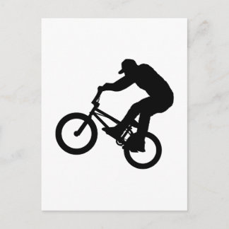 BMX Rider Postcard