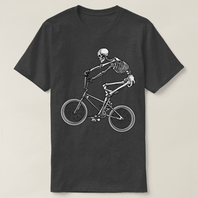 BMX Skeleton T-Shirt (Design Front)