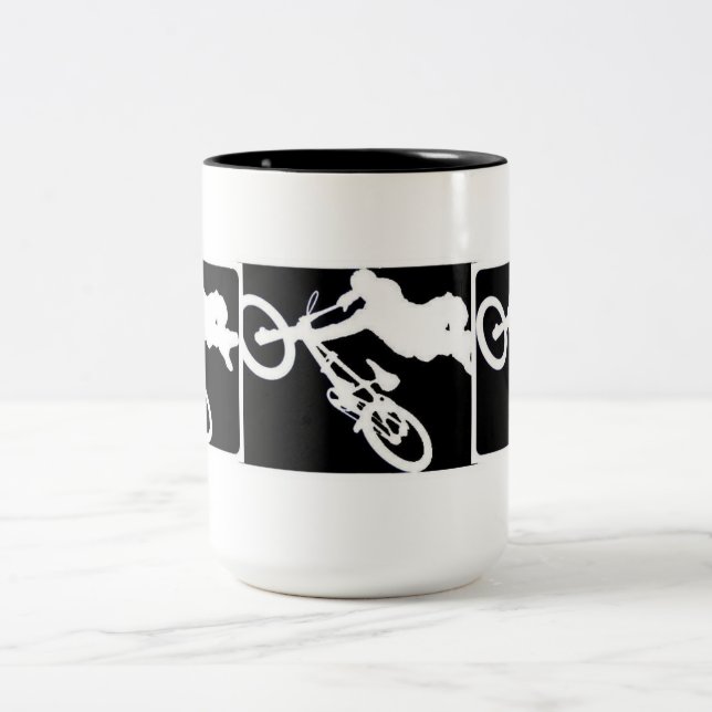 BMX SPORTS Two-Tone COFFEE MUG (Center)
