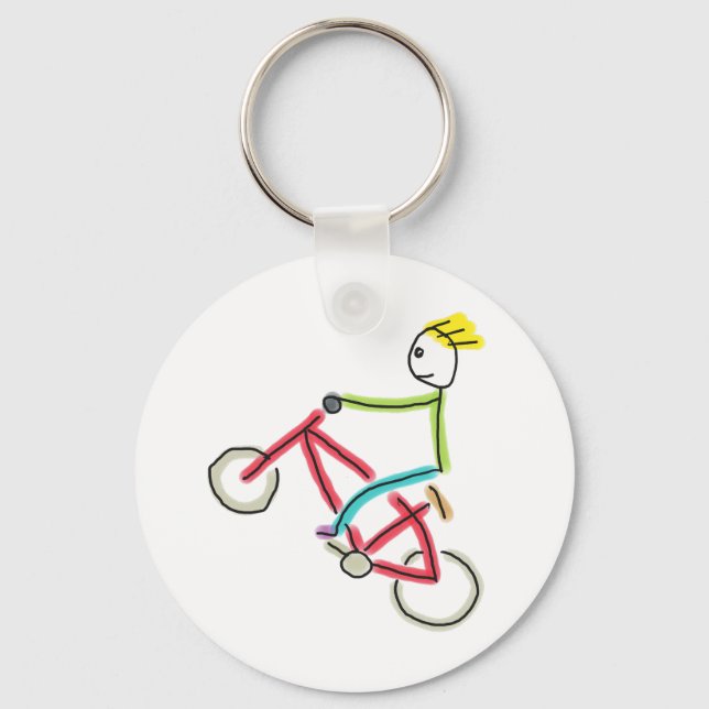 BMX Stickman Key Ring (Front)