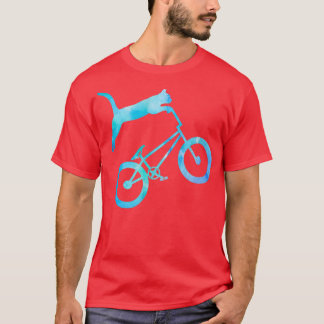 Bmx Stunt Cat Mountain Bike Dirt Bike  (3)  T-Shirt
