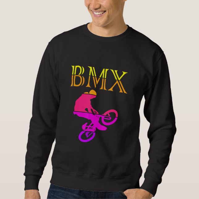 Bmx Stunts Bike Bicycle Bike Motocross 13 Sweatshirt (Front)