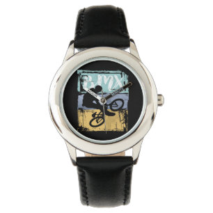 BMX Tee - Vintage Retro BMX Bike Rider Watch