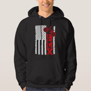 BMX USA Bicycle Freestyle Bike Dirt Hoodie