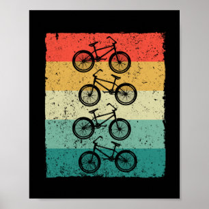 BMX vintage bike cycling road bikes Poster
