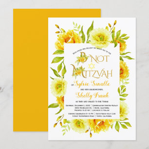 B'Not Mitzvah request 1 Invitation