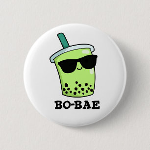 Bo-bae Funny Boba Tea Pun  6 Cm Round Badge