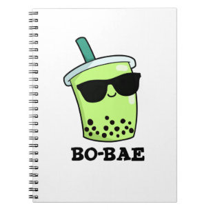 Bo-bae Funny Boba Tea Pun  Notebook