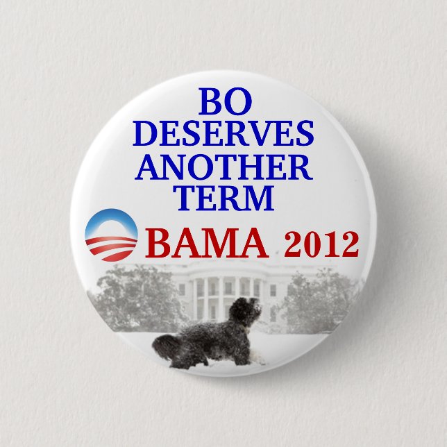 Bo Obama 2012 pin (Front)