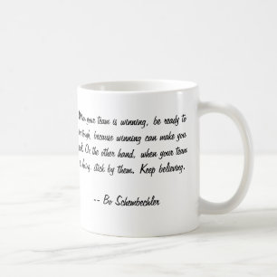 Bo Schembechler Leadership Quote Mug