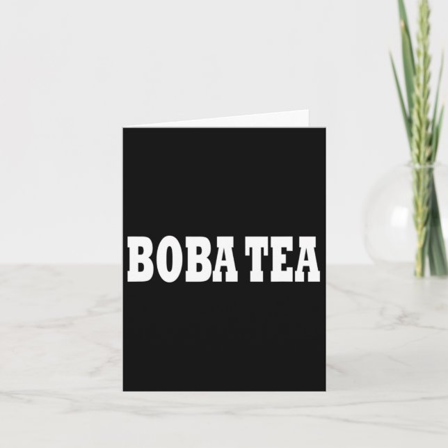 Bo Tea Costume Halloween  Card (Front)