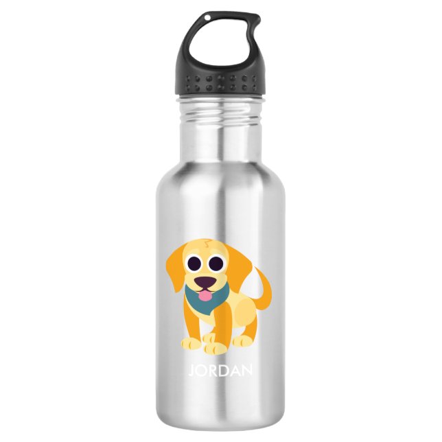 Bo the Dog 532 Ml Water Bottle (Front)