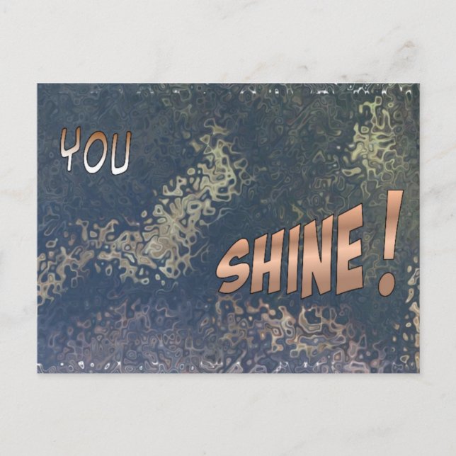 Boa Image Sparkling Postcard (Front)