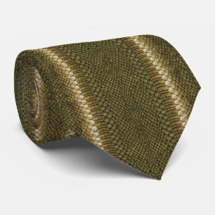 Boa Snake Skin Tie