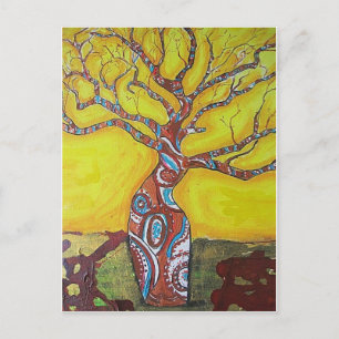 Boab tree Bright Postcard
