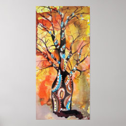 Boab Tree Sunshine Poster