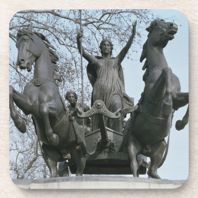 Boadicea, 1850s (bronze) (see also 33580) coaster (Front)