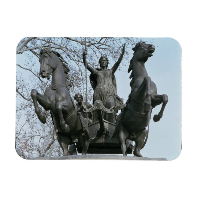 Boadicea, 1850s (bronze) (see also 33580) magnet (Horizontal)