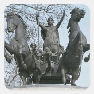 Boadicea, 1850s (bronze) (see also 33580) square sticker