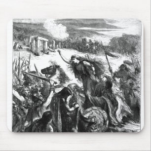 Boadicea Inciting the Iceni against the Romans Mouse Pad