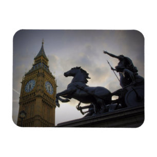 Boadicea Statue - Big Ben - London - Magnet