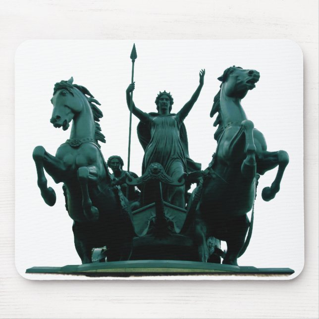 Boadicea Statue-Westminster Bridge-London Mousepad (Front)