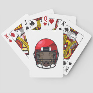 Boar at Football Sports Playing Cards