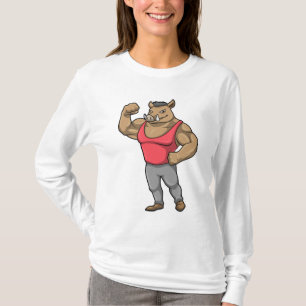 Boar Bodybuilder Bodybuilding Muscles T-Shirt