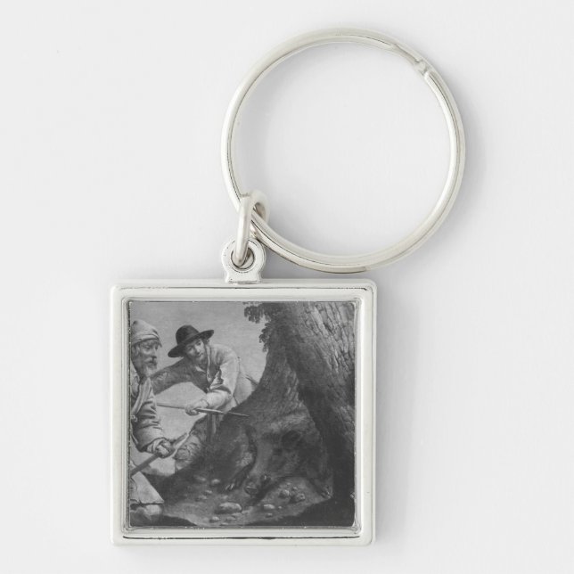 Boar hunt key ring (Front)