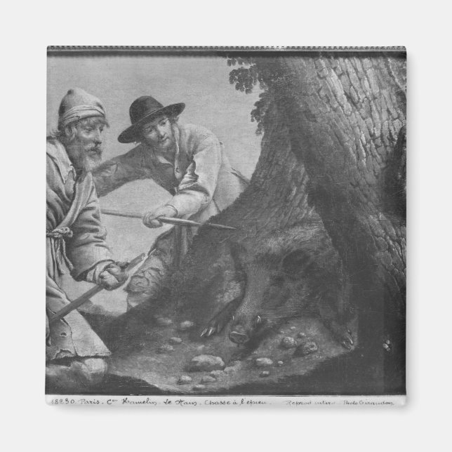 Boar hunt magnet (Front)
