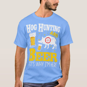 Boar Hunter Beer Hog Hunting T-Shirt
