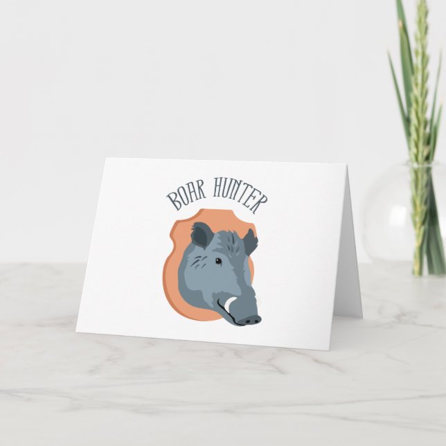 Boar Hunter Card (Front)