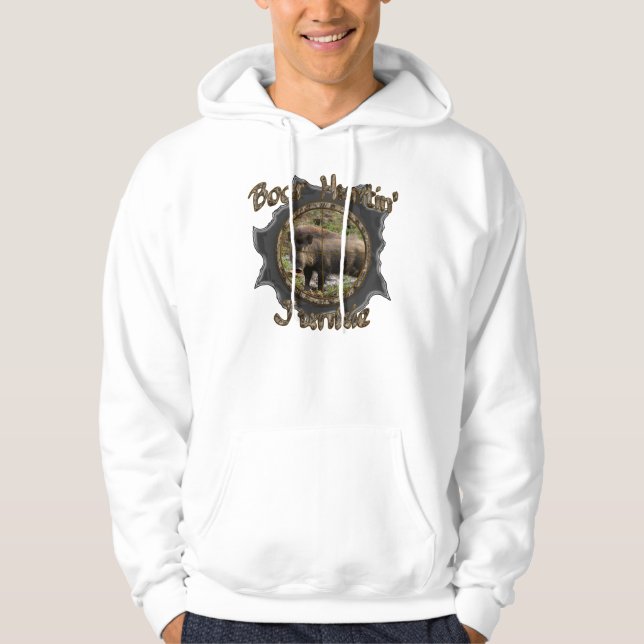 Boar Huntin' Junkie Hoodie (Front)