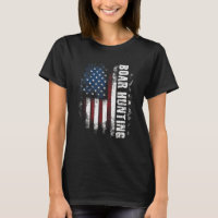 Boar Hunting American Flag Boars Hunter
