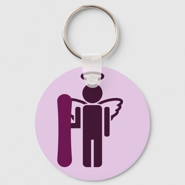 board angel key ring (Front)