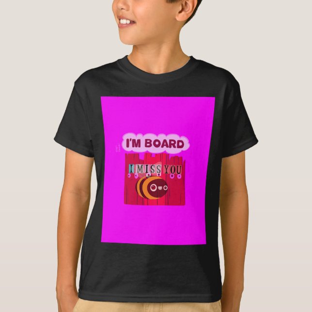 Board Bee Art Print T-Shirt (Front)