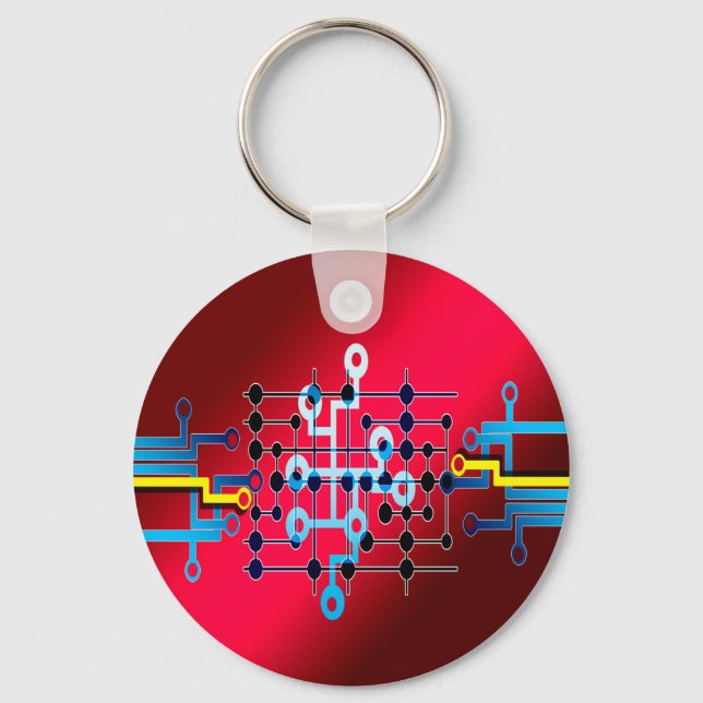 board circuits trace control cente key ring (Front)