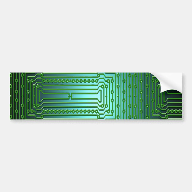 board conductors circuits bumper sticker (Front)