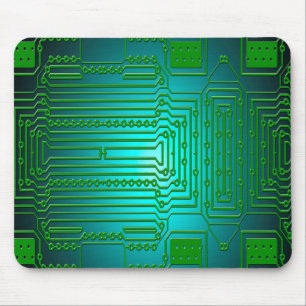 board conductors circuits mouse pad