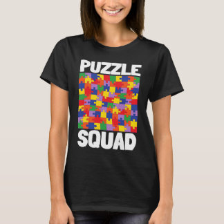 Board Game And Tabletop Board Gamer  Puzzle Squad T-Shirt