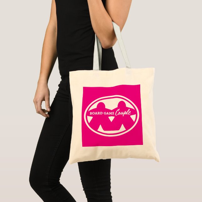 Board Game Couple White Frame Basic Tote Bag (Front (Product))
