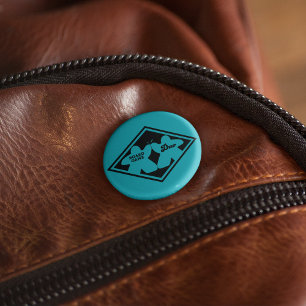 Board Game Duo Black Frame Pin