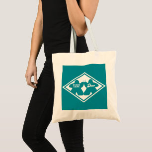Board Game Duo White Frame Basic Tote