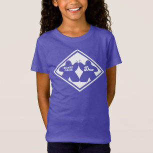 Board Game Duo White Frame Girls Shirt