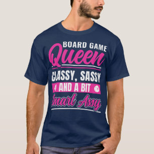 Board Game Funny Game Night Women Board Game Quote T-Shirt