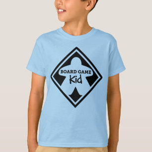Board Game Kid Black Frame Boys Shirt