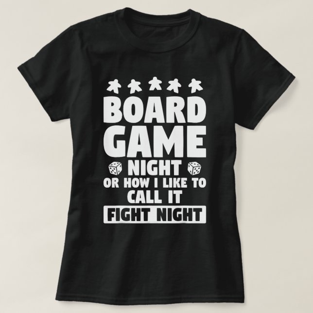 Board Game Night Board Game Lover T-Shirt (Design Front)